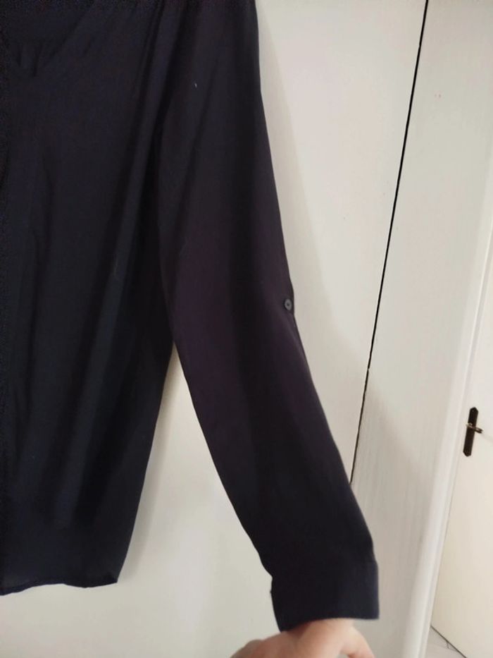 Très joli haut noir Camaïeu taille 36.38 - photo numéro 4