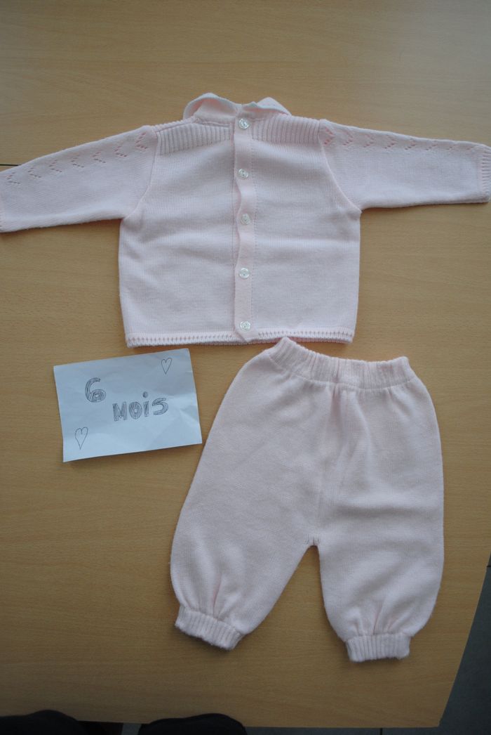 ensemble laine fille 6 mois - photo numéro 2