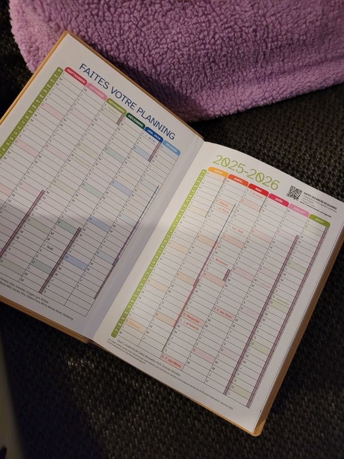 agenda scolaire 2025 2026 neuf (1e) - photo numéro 2