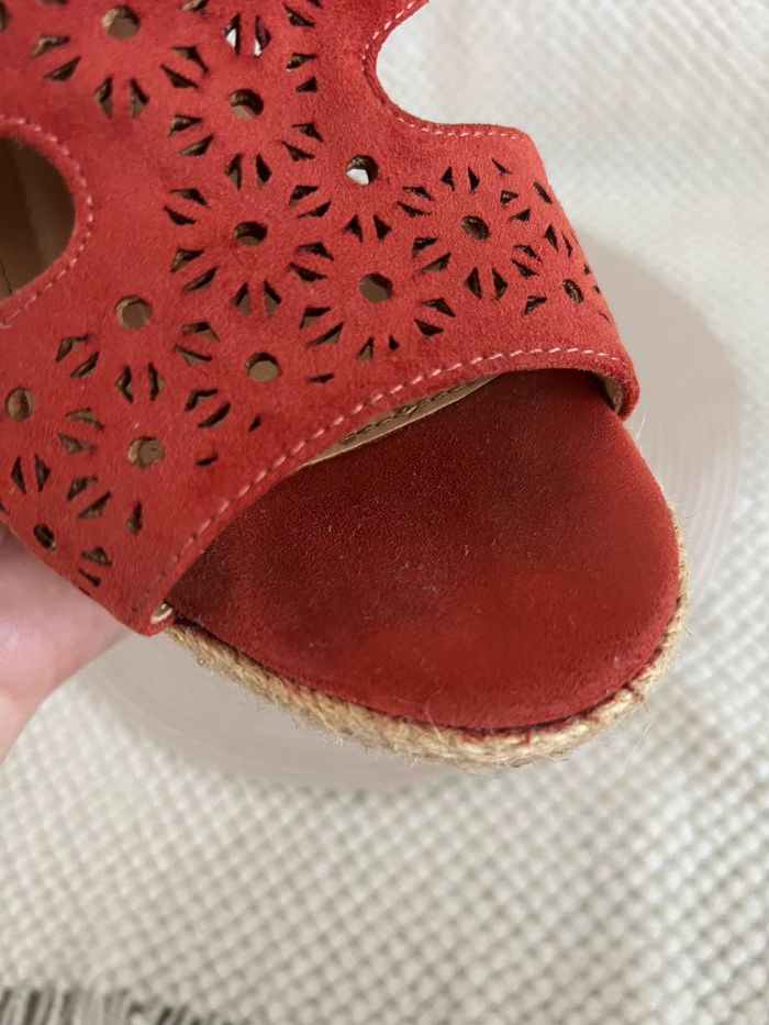 Chaussures compensées orange taille 39 Tamiko - photo numéro 5