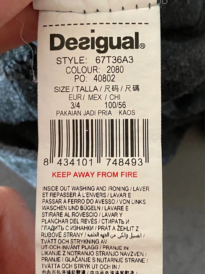 T-shirt longues manches Desigual 3/4 ans - photo numéro 4