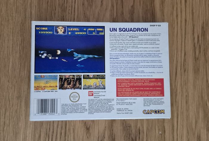 Jeu U.N Squadron / Super Nintendo SNES Pal Fr Fah - Complet - photo numéro 3
