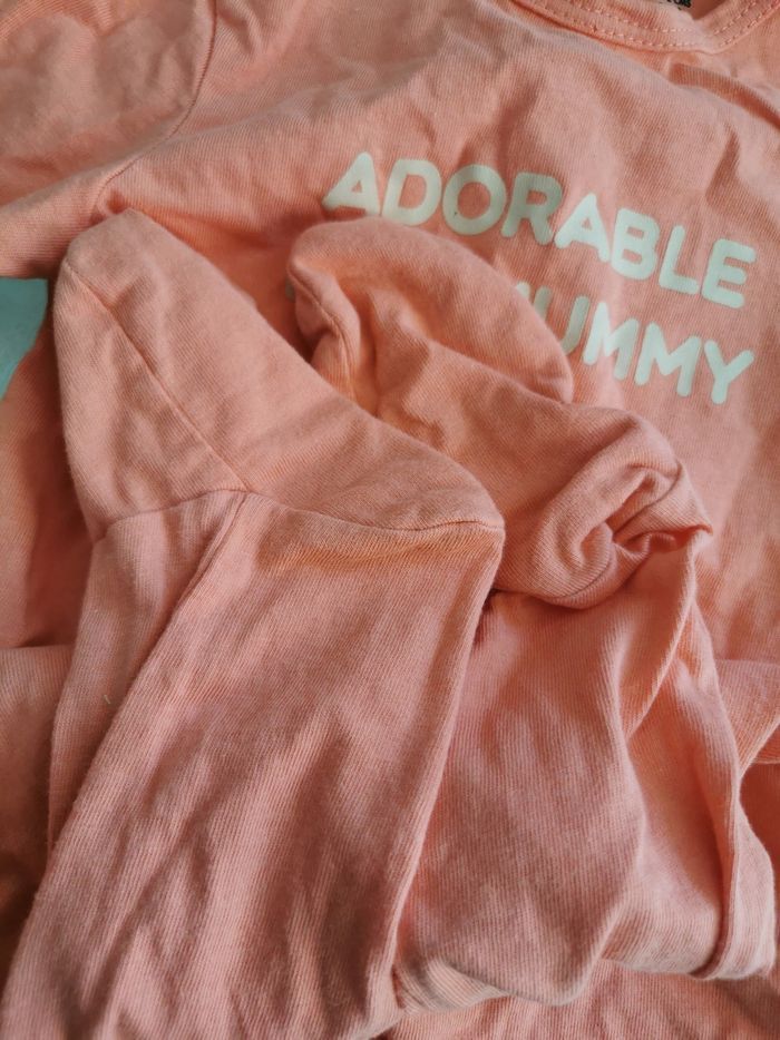 Pyjama bébé orange - photo numéro 4