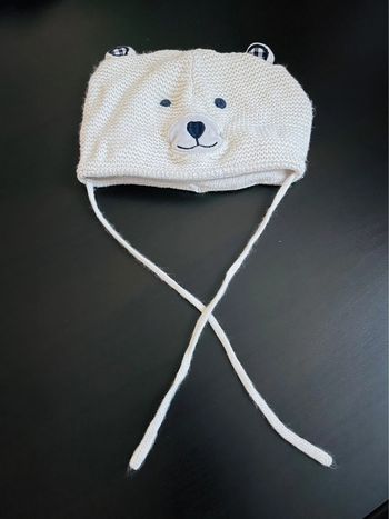 Bonnet bébé d’hiver ourson
