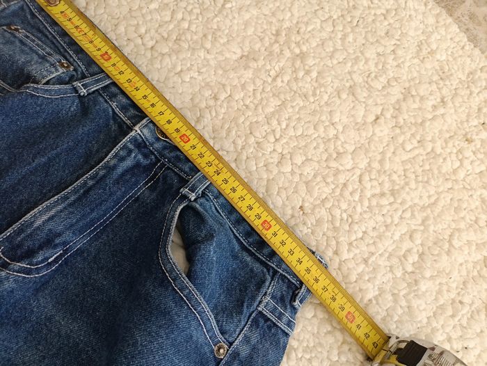 Jean brut taille haute Eunina Usa vintage années 90 coupe droite - photo numéro 8