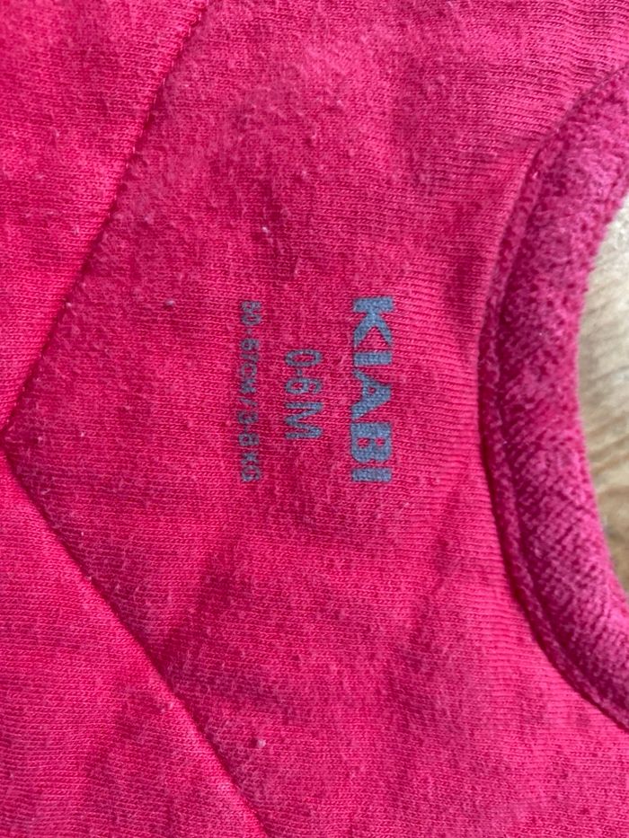 Gigoteuse turbulette velours fuschia 0/6 mois Kiabi - photo numéro 7