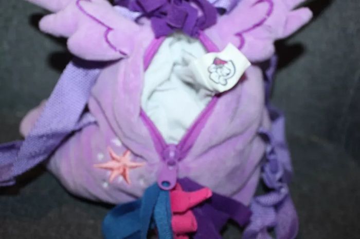 2017 Mon Petit Poney Twilight Sparkle peluche sac à dos - little pony - photo numéro 5