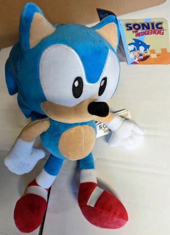 Peluche Sonic 30 cm avec étiquette