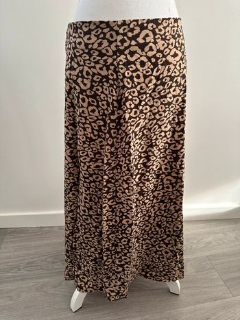 Jupe longue léopard marron et beige T40/42 L/XL