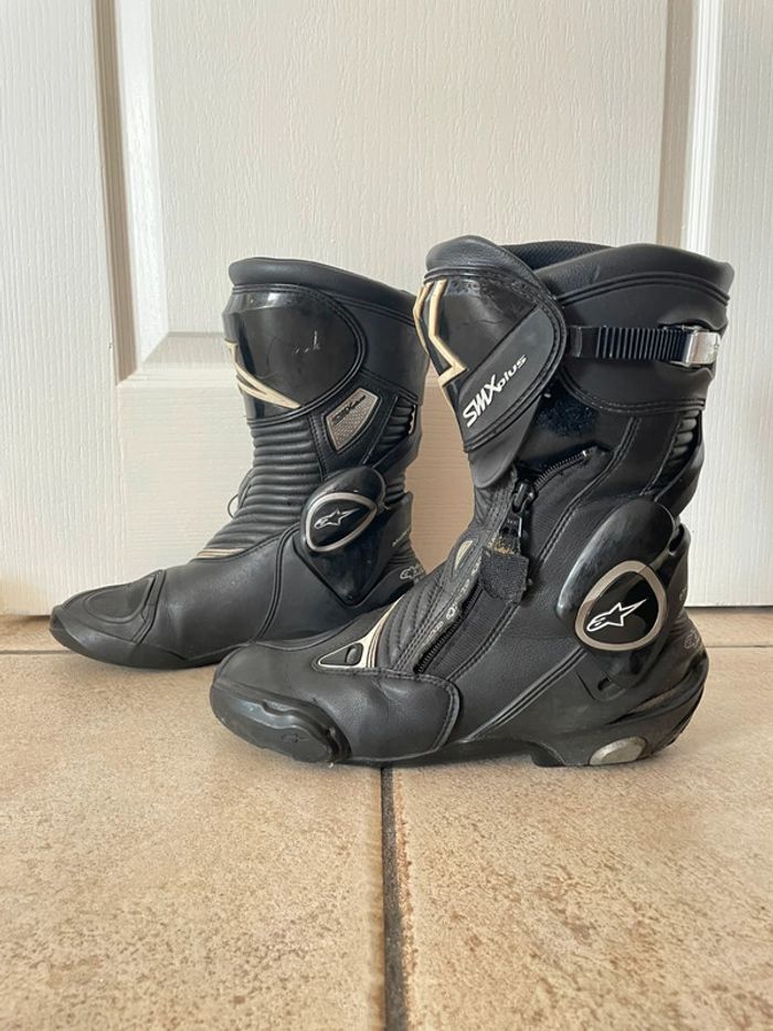 Bottes moto racing Alpinestars SMX Plus - photo numéro 7