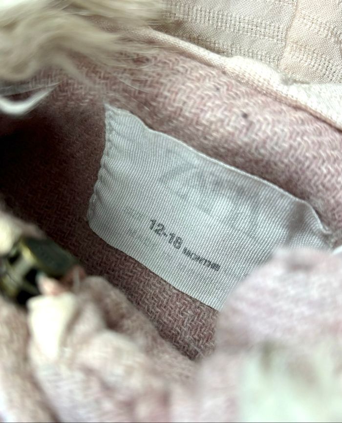Manteau cabans rose -Zara -Taille 12-18 mois - photo numéro 2