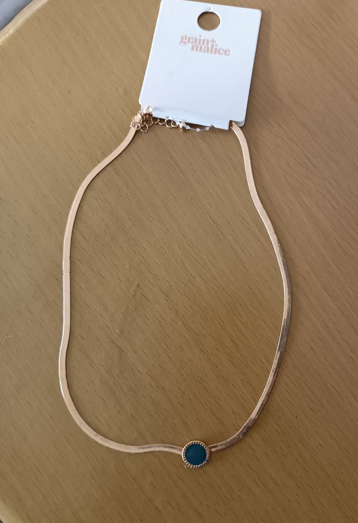 Collier doré / Vert - photo numéro 8