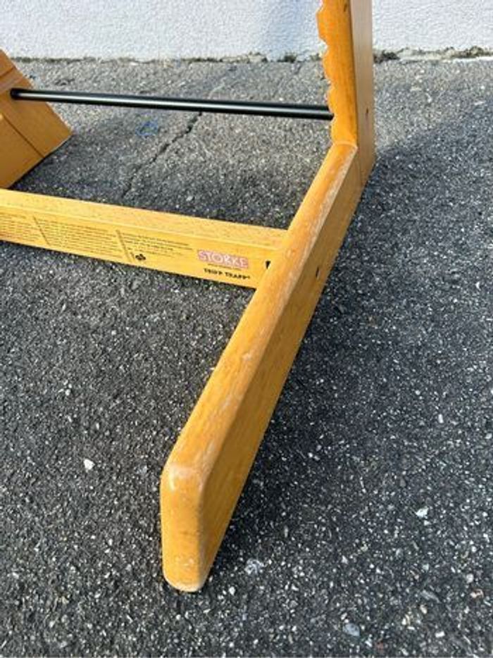 Chaise Tripp Trapp Stokke en bois naturel + arceau - photo numéro 8