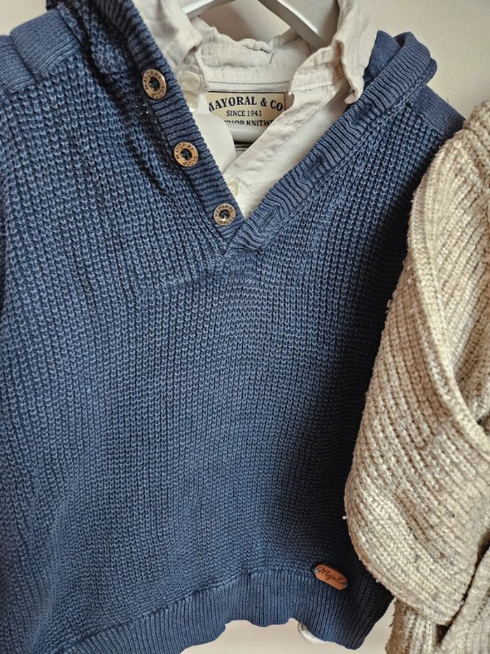 Lot pull et gilet grosse maille 6 ans - photo numéro 2