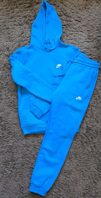 ensemble Sweat à capuche et bas de jogging bleu Nike femme taille M