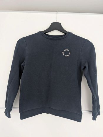 Sweat noir 8 ans Kiabi