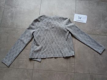 Veste noir et blanc 36