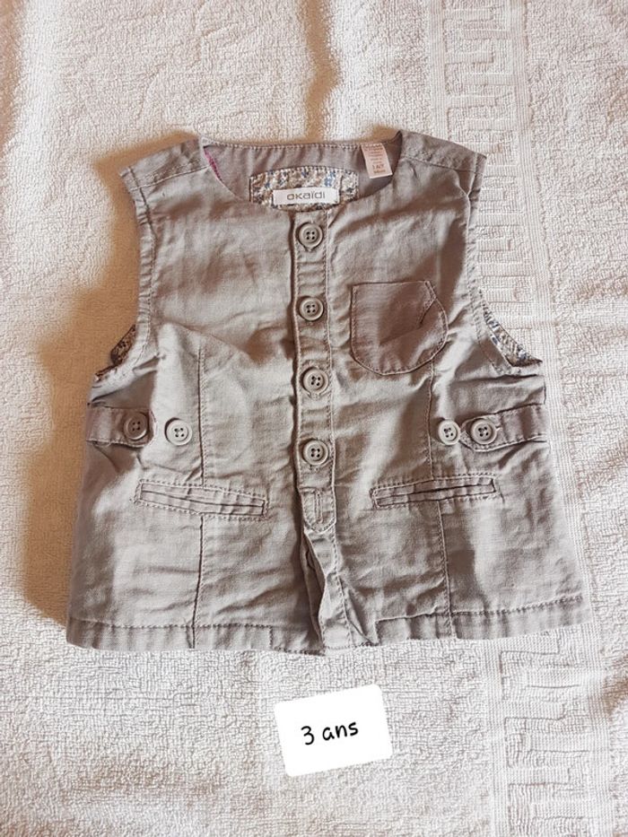 Boléro gilet okaïdi 3 ans