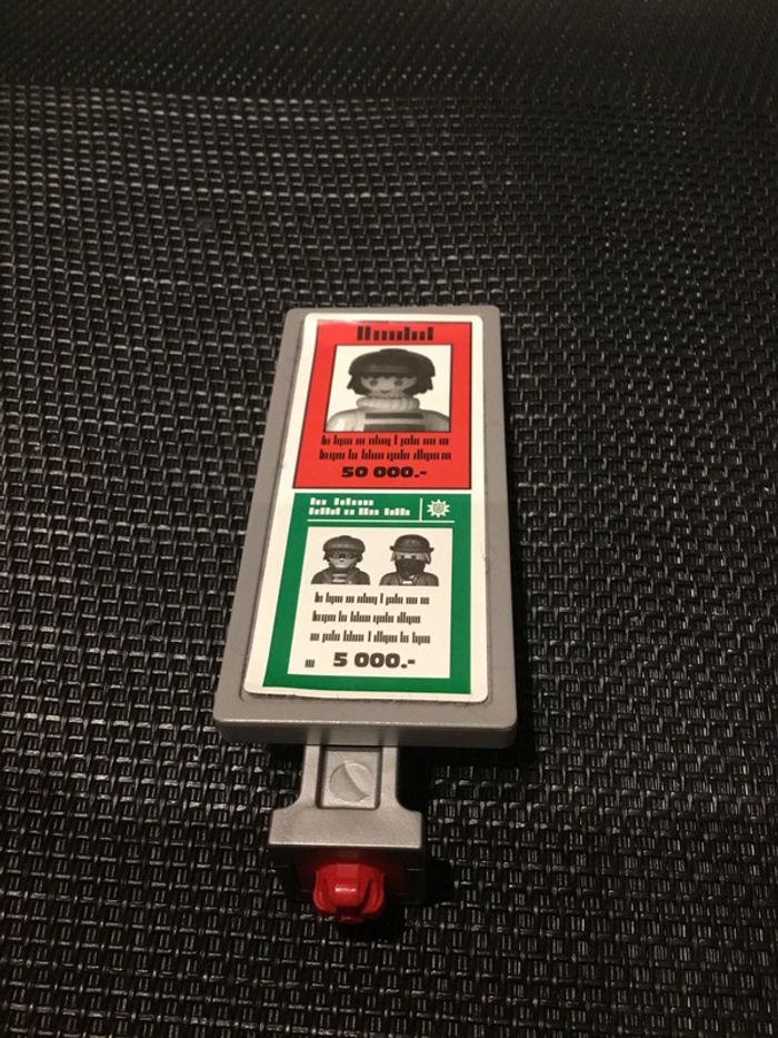 Playmobil panneau avis de recherches poste de police commissariat - photo numéro 4