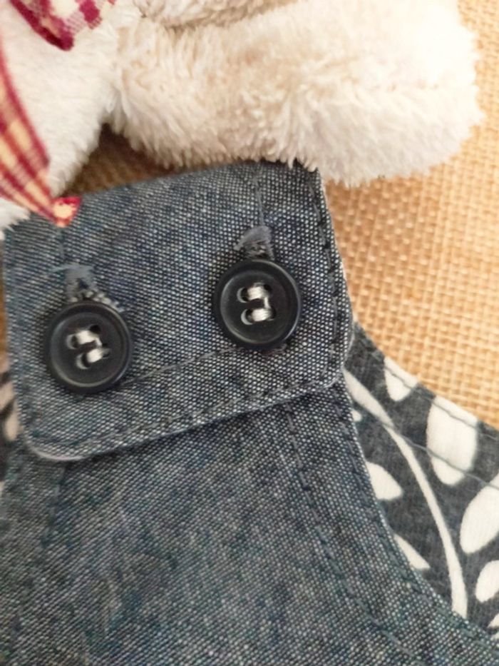 Lot deux robes d'été en jeans et fantaisie - photo numéro 2