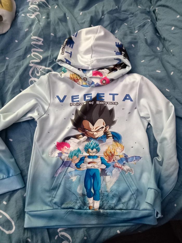Sweat fin à capuche 8 ans dragon ball z