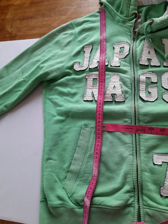 Veste capuche vintage japan rags - photo numéro 10