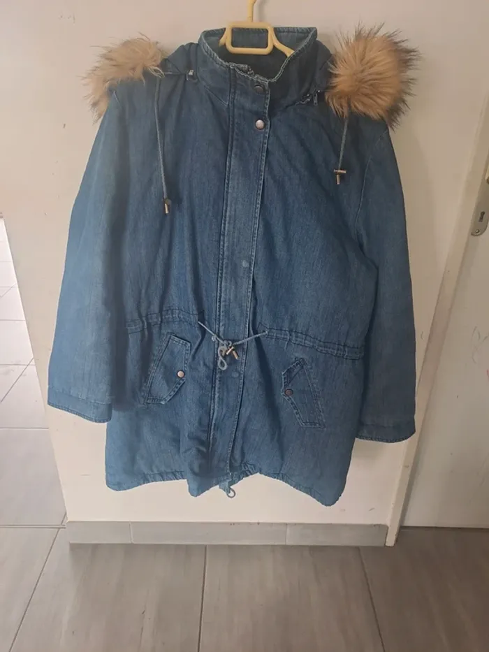 Manteau doudoune effet jean en extérieur Taille 4 Elyne - photo numéro 2