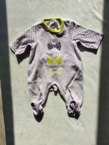 Pyjama velours 1 mois