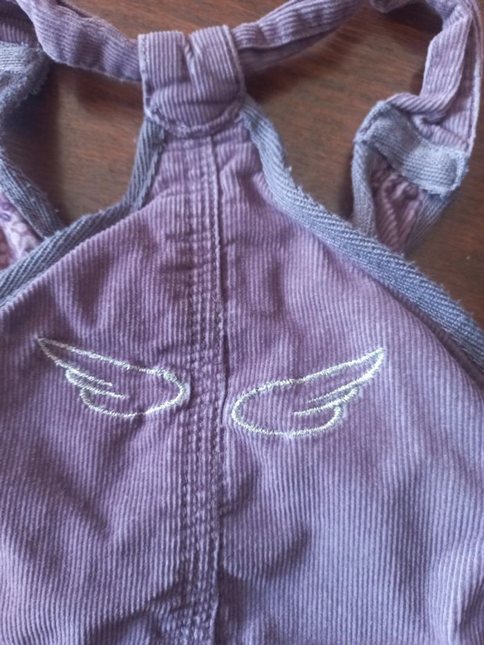 Robe en velour violet creeks 6mois - photo numéro 3