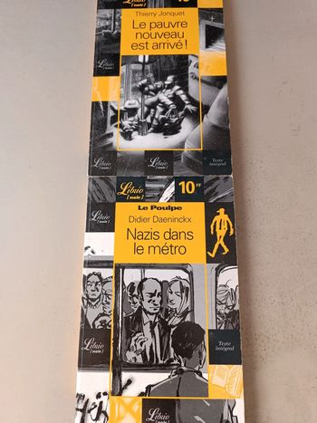 Lot de 2 livres Librio noir : le pauvre nouveau est arrivé et nazis dans le métro