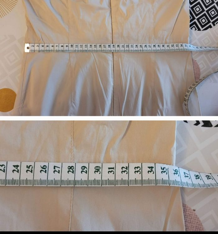 Tattoo Paris Robe  Longue TFr38/TM- Beige_Champagne avec Fines bretelles Dorées en TB - photo numéro 6