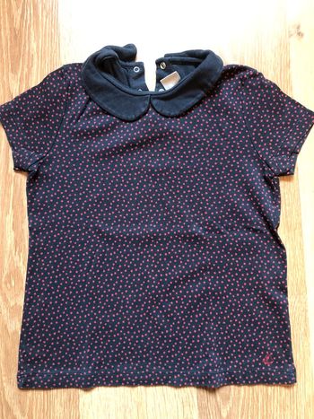 Tee shirt manches courtes fille Petit Bateau