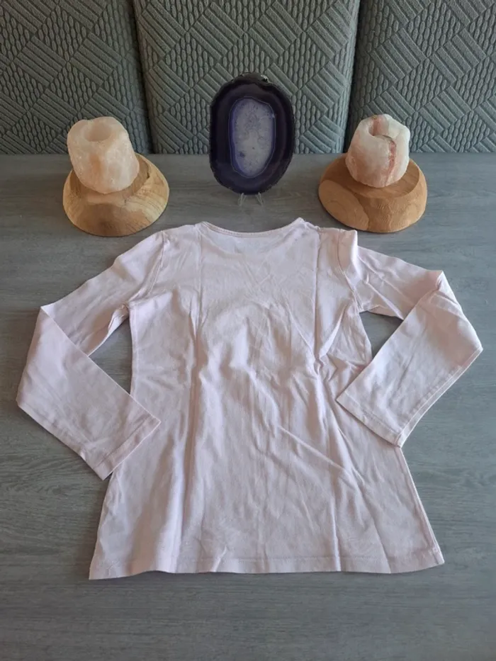 T-shirt papillon manche longue taille 10 ans - photo numéro 4