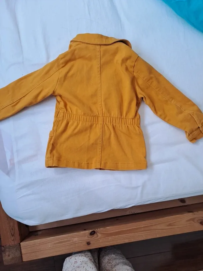Veste en jean jaune moutarde sergent major - photo numéro 3