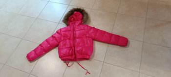 Doudoune capuche fourrée femme