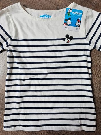 Tee shirt manche longue marin mickey