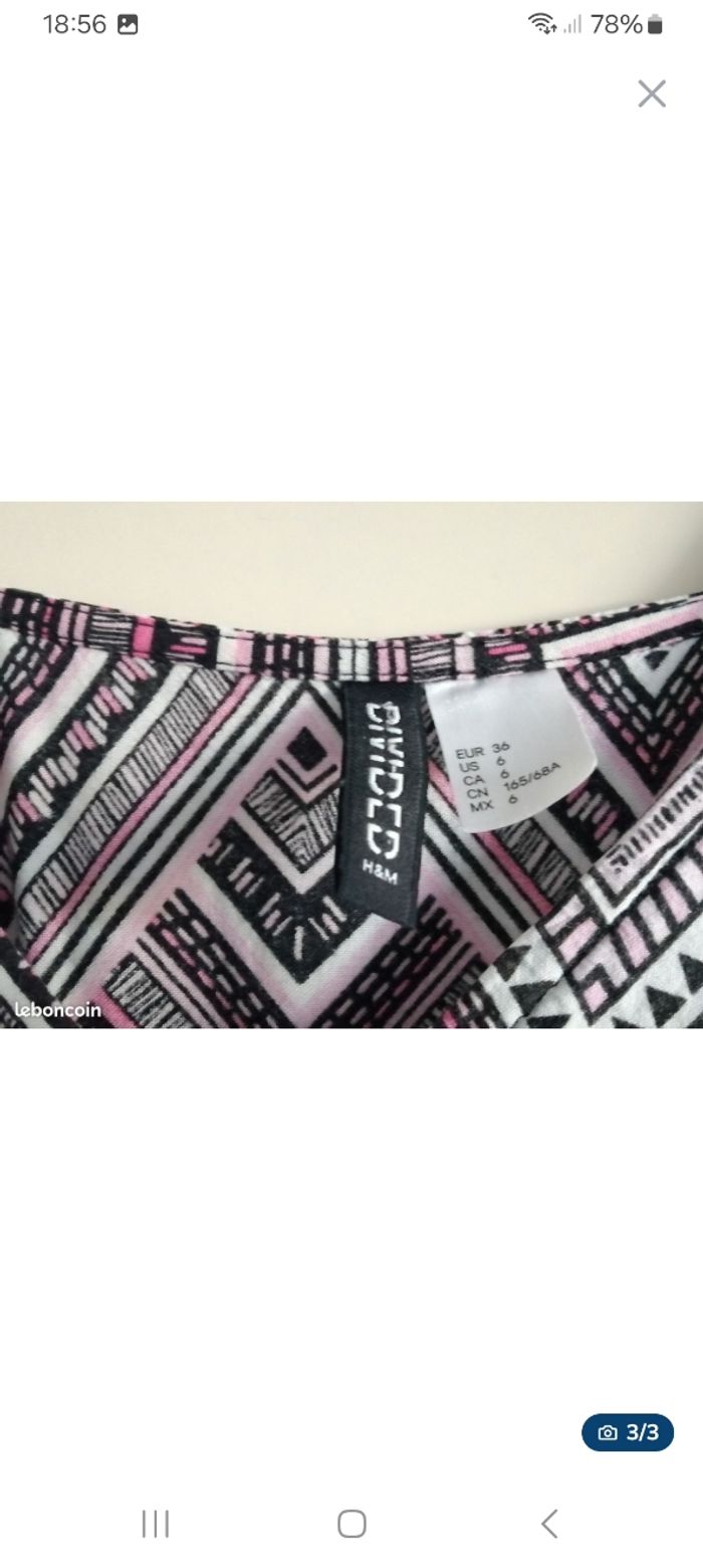 Combinaison short H&M T36 - photo numéro 3