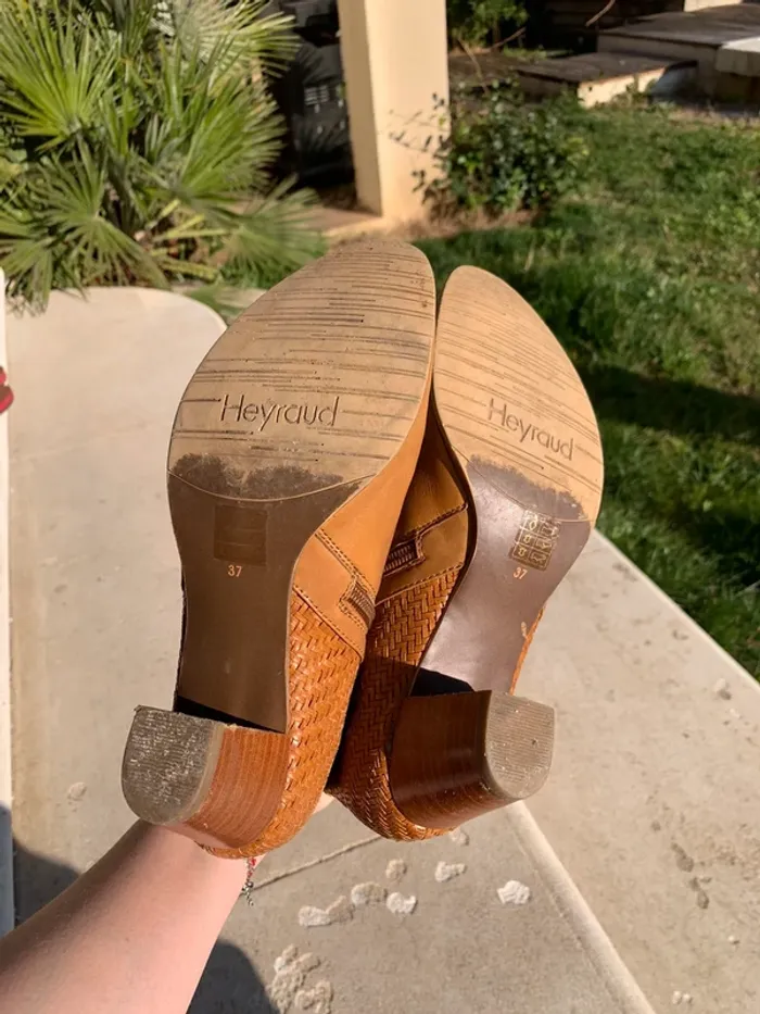 Bottines cuir marron taille 37 - photo numéro 10