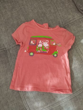 T-shirt manches courtes orchestra 12 mois