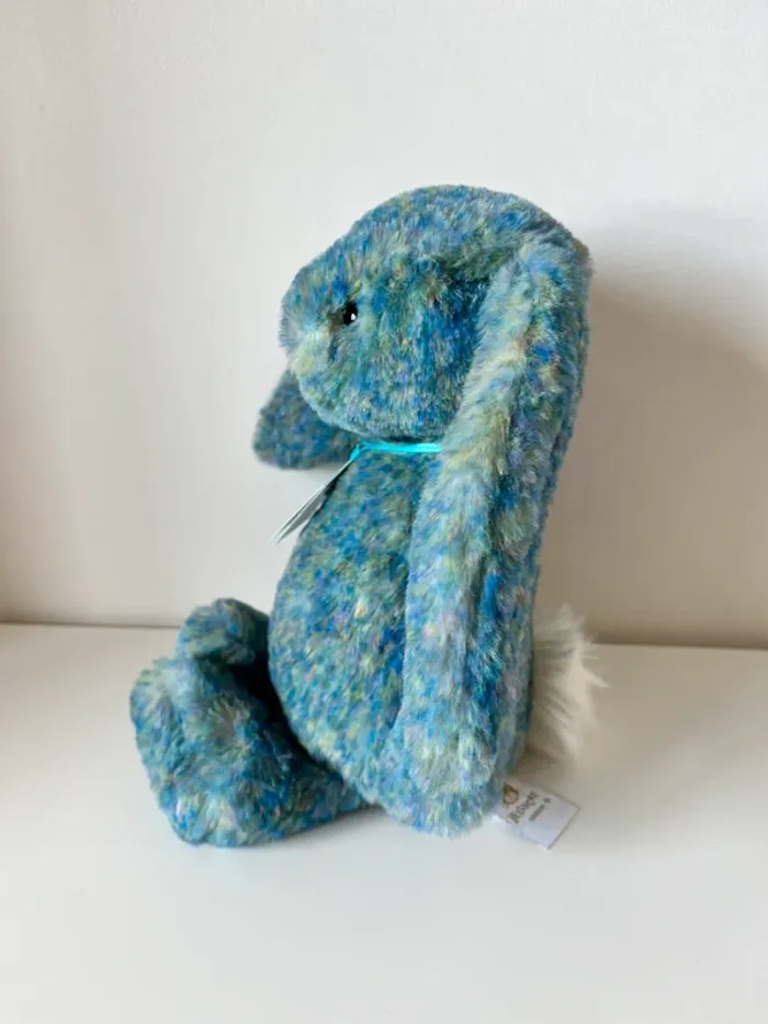 Medium bashful Azure bunny collector 25 years Jellyat - photo numéro 2