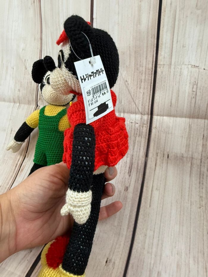 Peluches Disney Vintage import Japon Mickey & Minnie - photo numéro 10