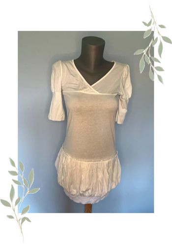 Tunique/Robe très courte Blanche – Cop Copine 👗