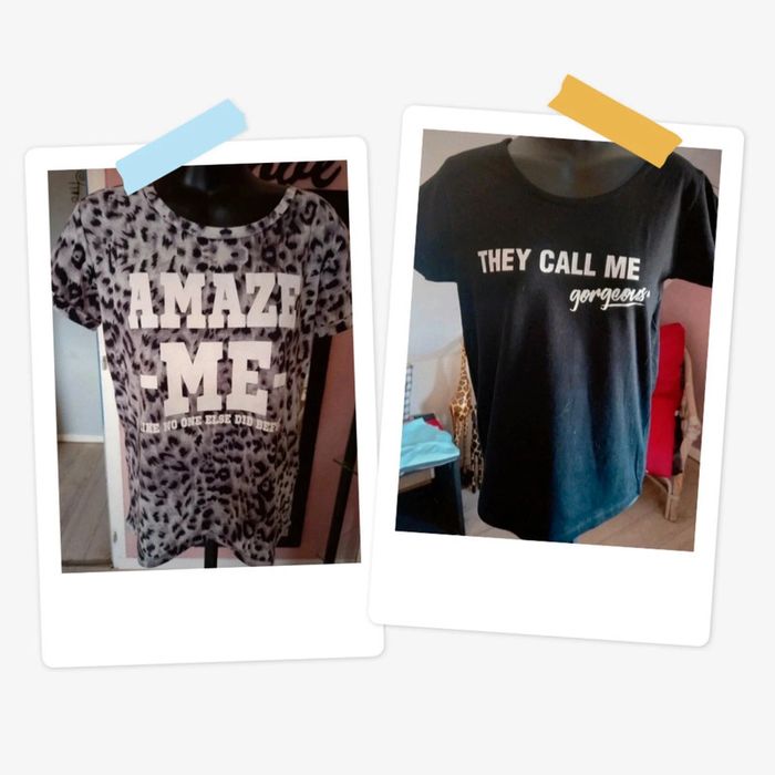 Lot 2 tee shirt taille S