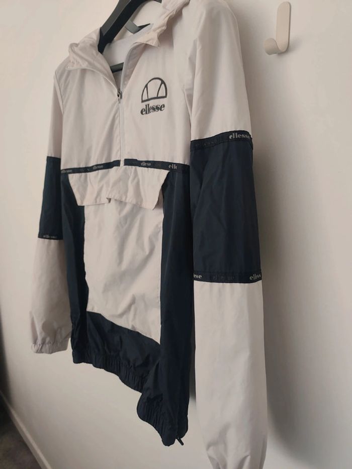 Kway Ellesse blanc bleu S - photo numéro 6