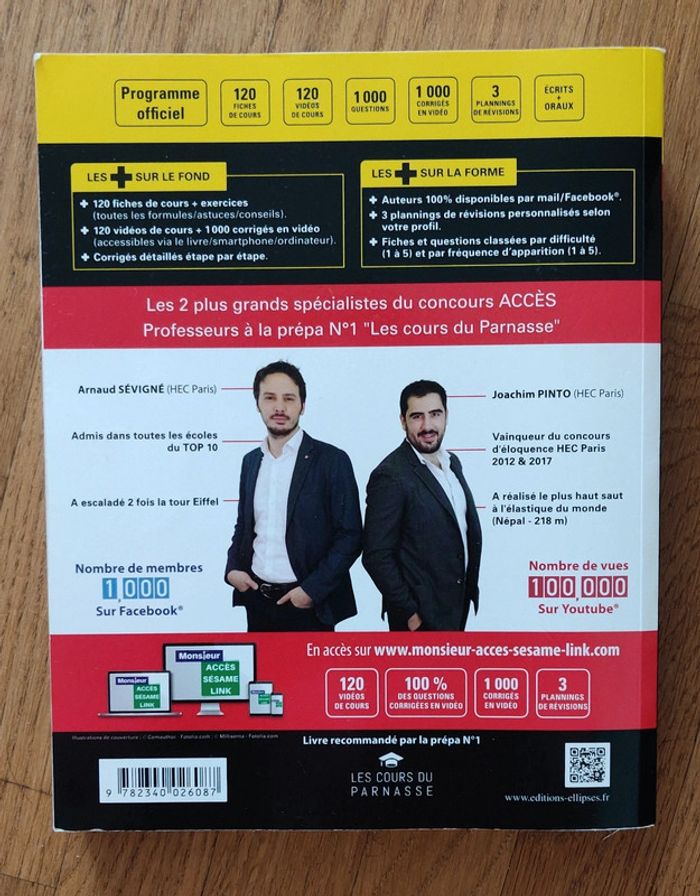 Livre Le grand manuel du concours Acces - photo numéro 2