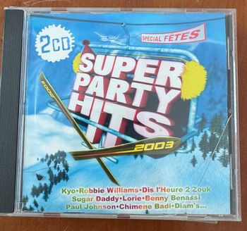 CD compilation, 2003, Super Party Hits (spécial Fêtes)