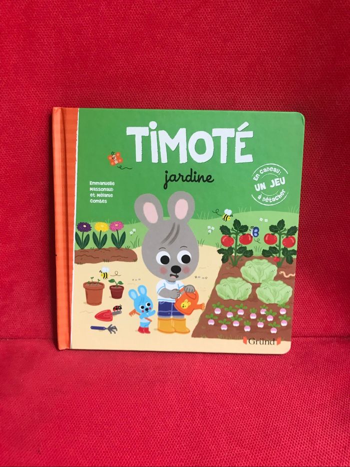 Livre Timoté jardine