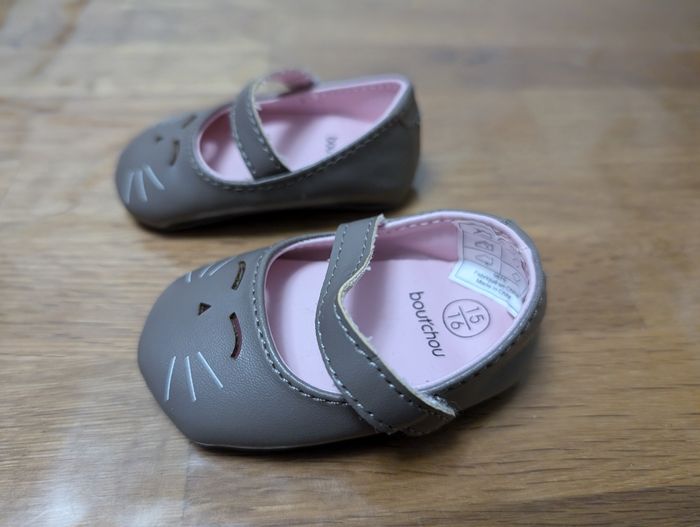 Paire de chaussures souples fille pointure 15-16 Bout'chou - photo numéro 4