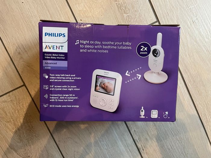 Baby phone Philips SCD881 advanced neuf