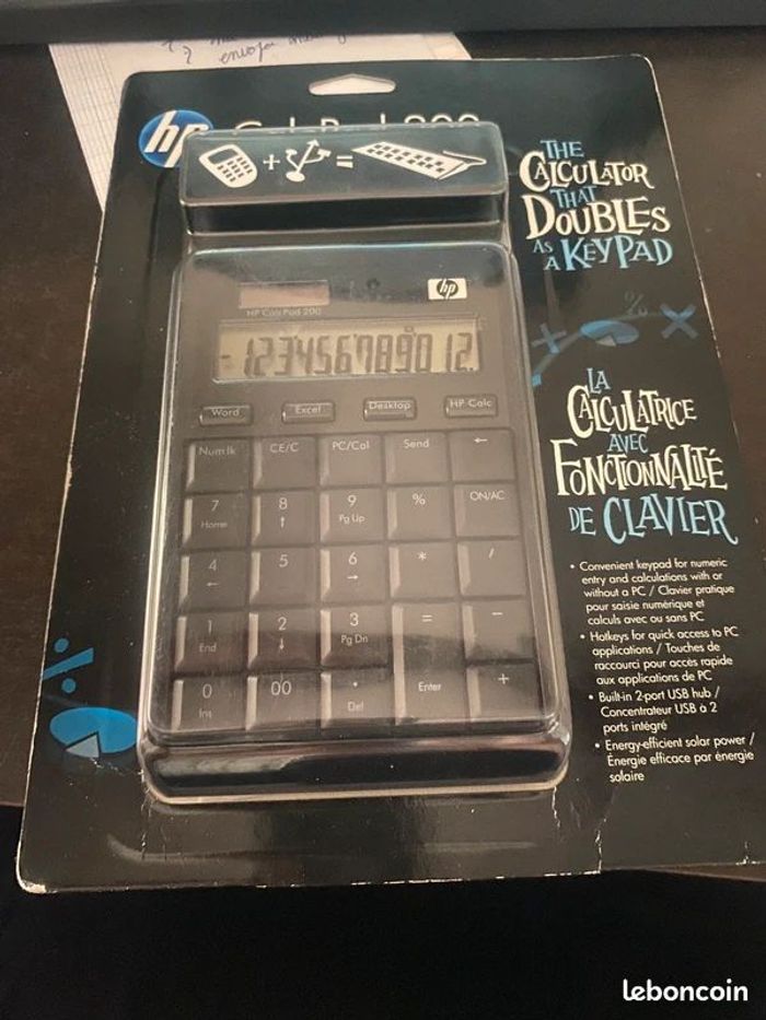 Calculatrice hp calcpad 200 Neuf avec étiquette·HP